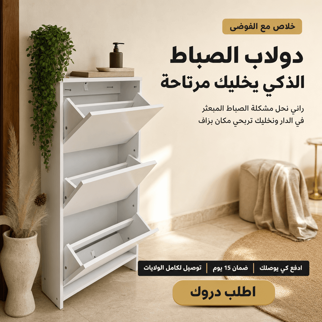 دولاب الصباط الذكي يخليك مرتاحة