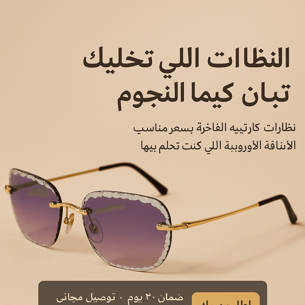 النظارات اللي تخليك تبان كيما النجوم