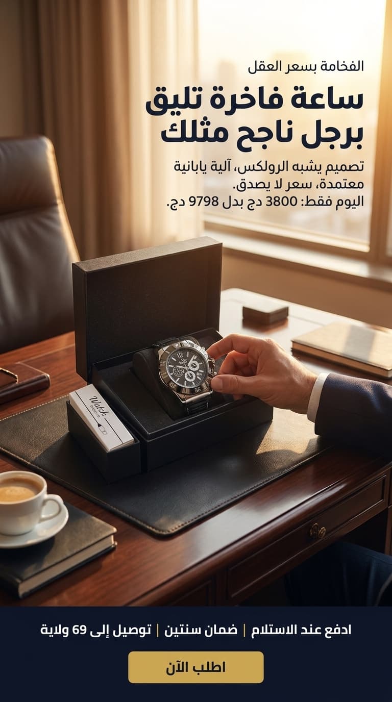 ساعة فاخرة تليق برجل ناجح مثلك