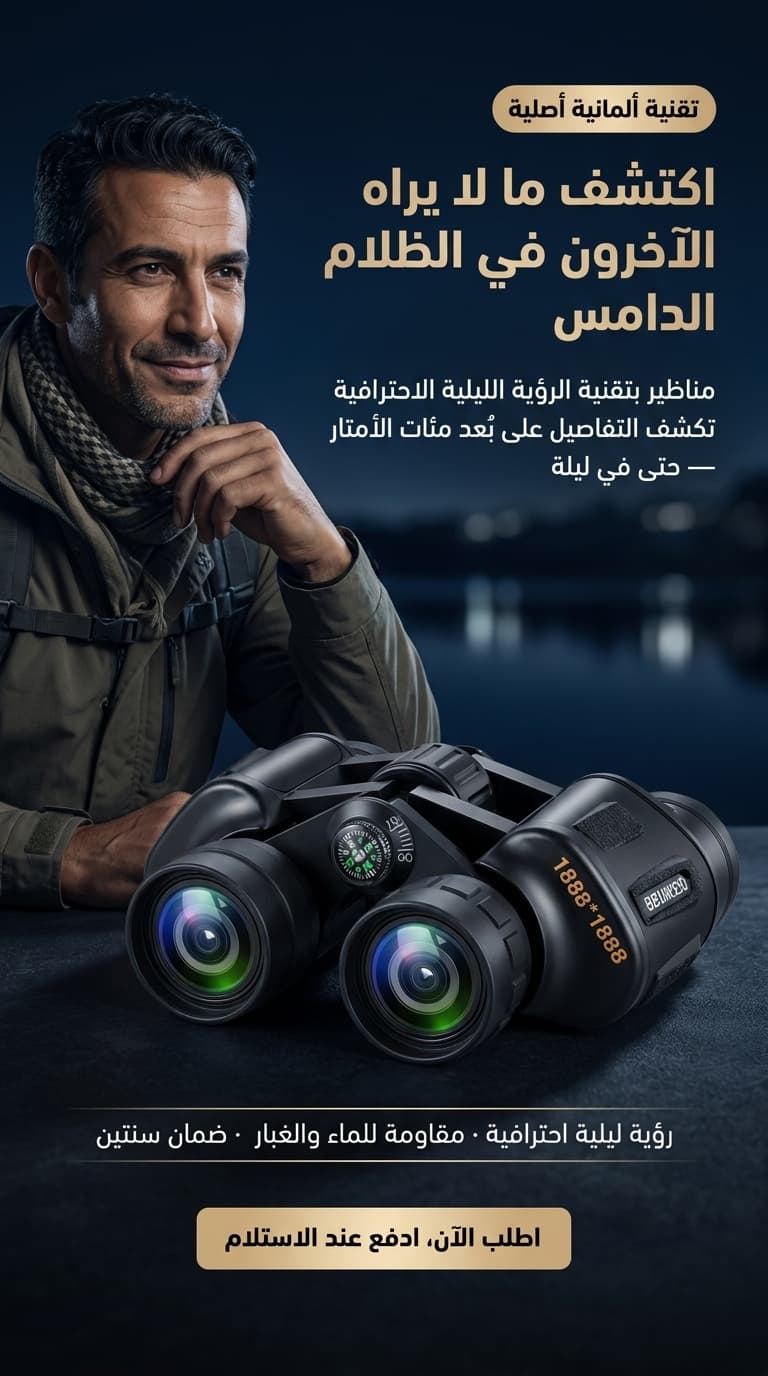 منظار ثنائي العدسات مطلي باللون الأرجواني بتقنية ED، تكبير عالٍ، رؤية ليلية فائقة الوضوح، منظار احترافي للاستخدام الخارجي للبالغين
