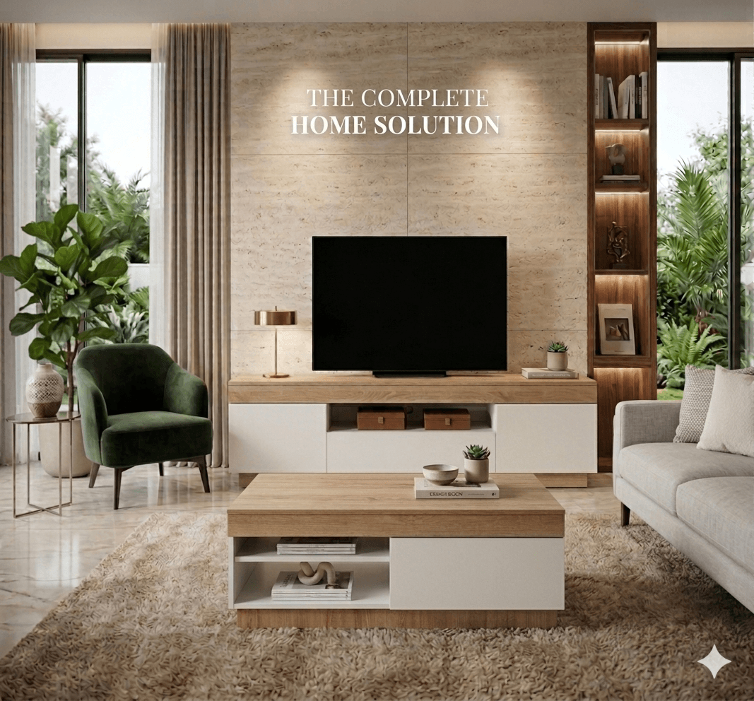 Meuble tv + Table basse Cupra